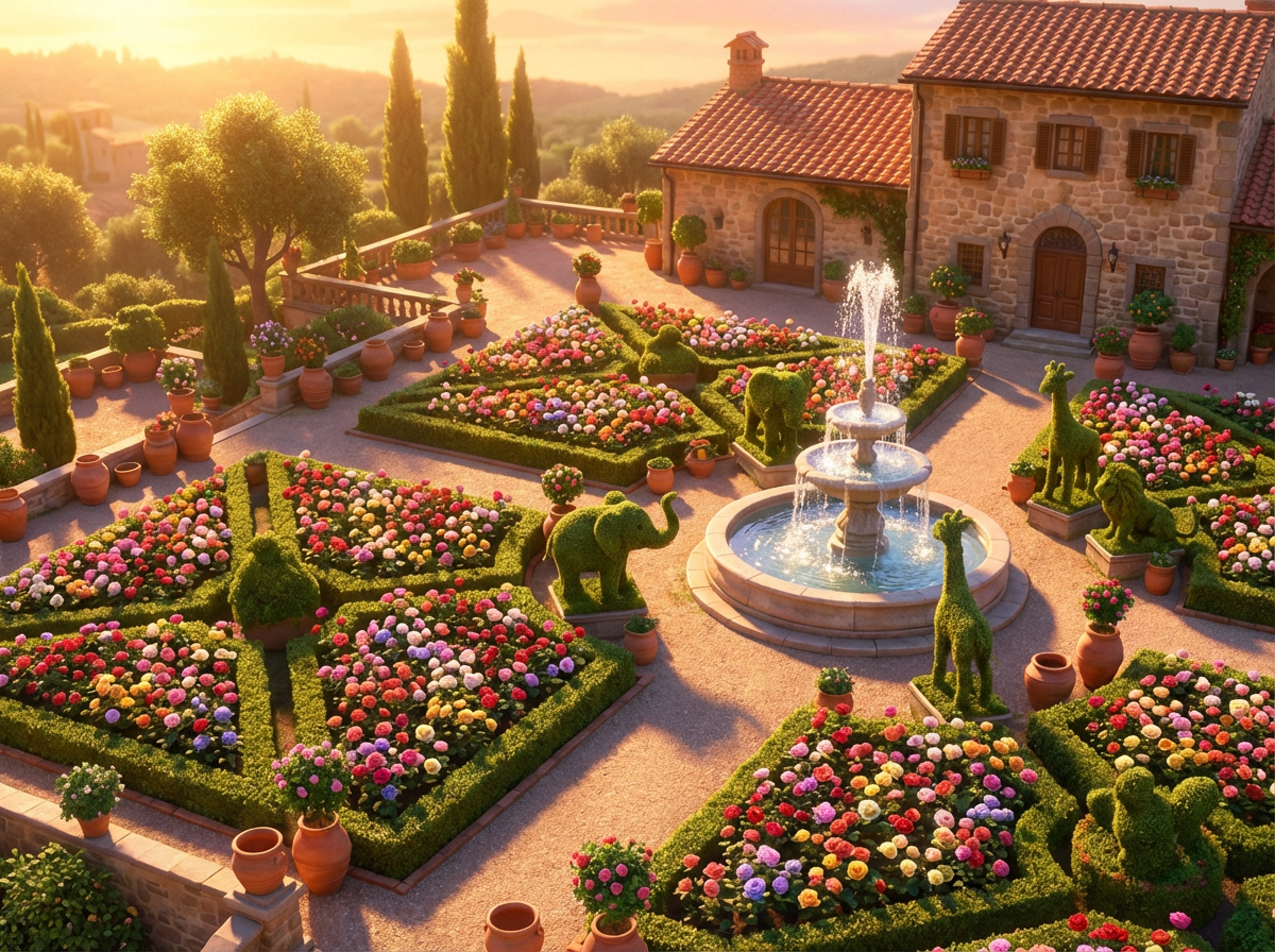 Design giardino Pixar