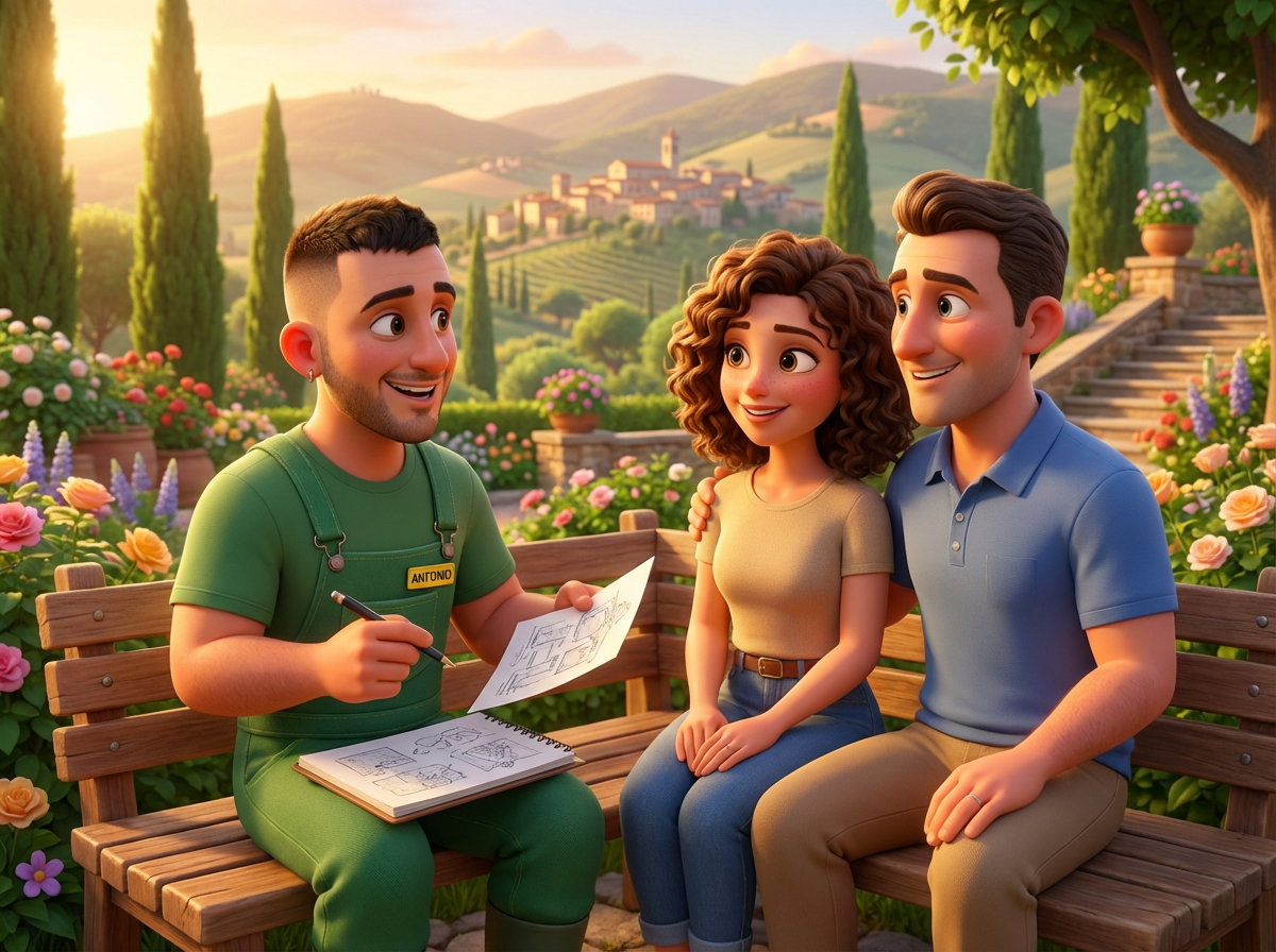 Antonio consulenza con clienti Pixar